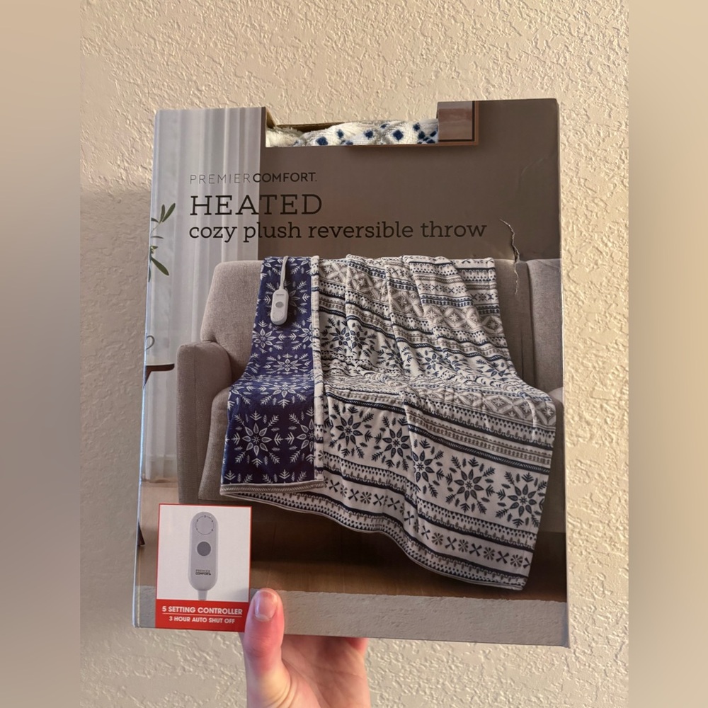 Premier Comfort Heated Throw Blanket - NWT